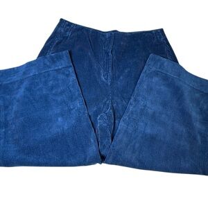 Poetry Corduroy Wide Leg Pants NWT | Teal Navy | US 14 | Premium Slow Fashion